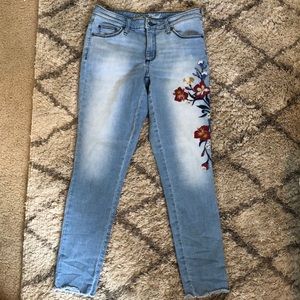 Embroidered jeans